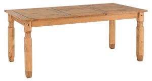 Central Rectangular Wooden Dining Table Large In Oak