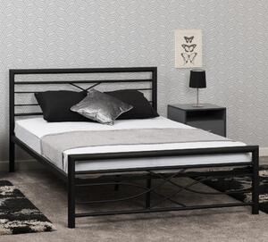 Kira Metal King Size Bed In Black