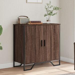 Arvada Wooden Storage Cabinet With 2 Doors In Dark Brown Oak