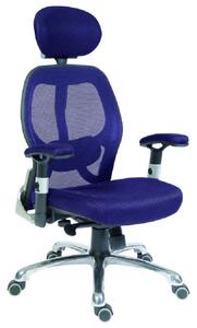 Crockett Fabric Home And Office Chair In Blue