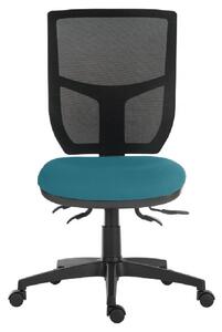 Earlville Fabric Home And Office Chair In Black And Teal