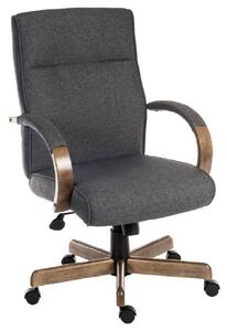 Garwood Fabric Home And Office Chair In Grey