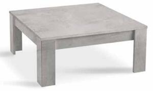 Breta High Gloss Coffee Table Square In Grey Marble Effect