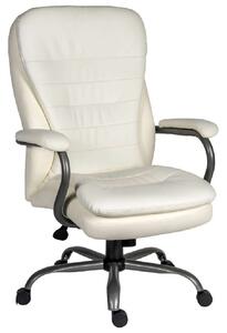 Godley Leather Home And Office Chair In White