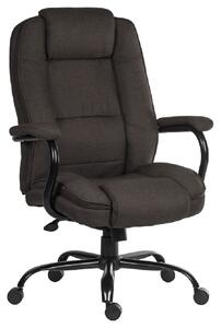 Godley Fabric Home And Office Chair In Dark Brown