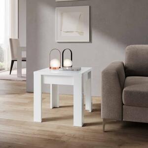 Skokie High Gloss Lamp Table In White