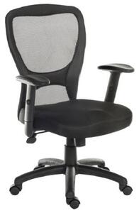 Manteo Fabric Home And Office Chair In Black