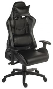 Yucaipa PU Leather Gaming Chair In Black