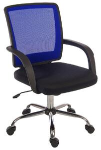 Simcoe Fabric Home And Office Chair In Blue And Black