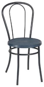 Ukiah Metal Bistro Chair In Slate Blue