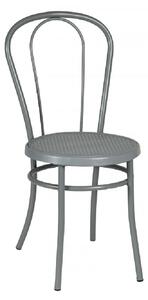 Ukiah Metal Bistro Chair In Dove Grey