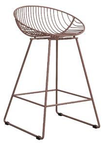 Eastlake Metal Bar Chair In Blush Pink