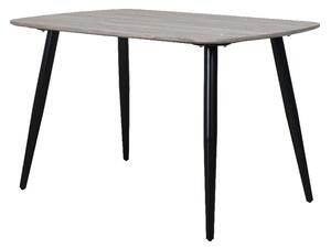 Arta Wooden Rectangular Dining Table In Grey Oak Effect