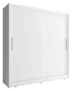 Waldorf Wooden Medium Wardrobe With 2 Sliding Doors In Matt White