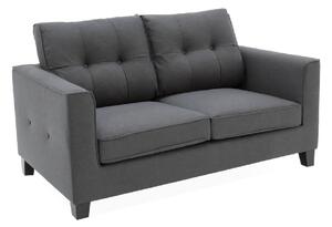 Aberdeen Fabric 2 Seater Sofa In Charcoal