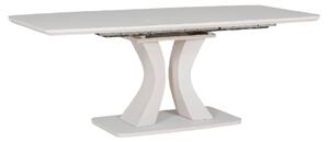 Decatur Glass Large Extending Dining Table In Greige