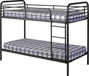 Bradley 3' Metal Budget Bunk Bed in Black