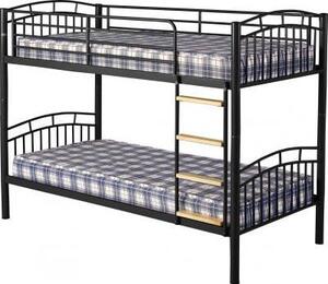 Vanquish 3 Metal Bunk Bed in Black