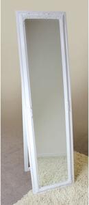 Rocco Cheval Floral White Frame Freestanding Mirror