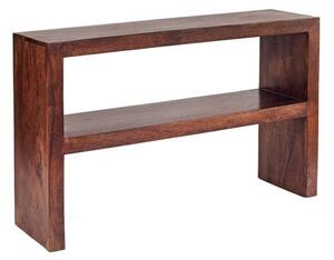 Mango Wood Console Table with Shelf