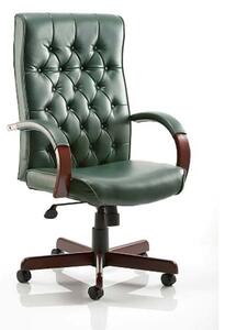 Chesterfield Green Colour Office Chair