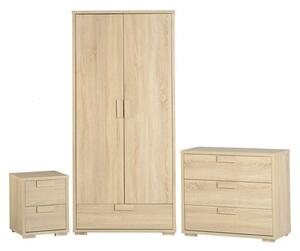 Gambon Sonoma Oak Bedroom Set