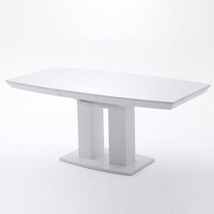 Genisimo Small High Gloss Extending Dining Table In White