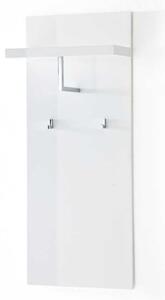 Sydney Wall Mounted Coat Stand In High Gloss White