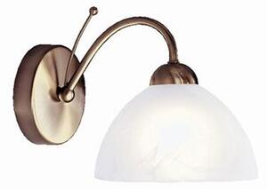 Milanese Antique Brass Single Wall Light