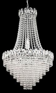 Chrome Finish Crystal Chandelier Ceiling Light