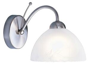 Milanese Satin Silver Single Wall Light