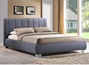 Braunston Fabric Upholstered Double Bed In Grey