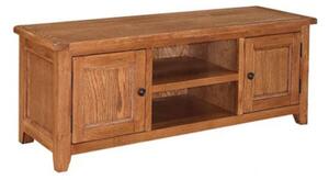 Hailey Solid Oak Finish LCD TV Stand With 2 Door