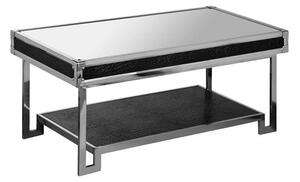 Medio Mirror Effect Top Coffee Table With Steel Frame