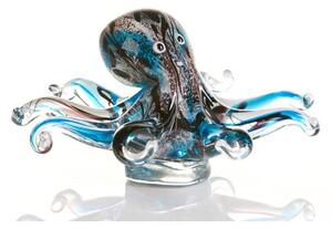 Octopus Sculpture In Multicoloured Glass