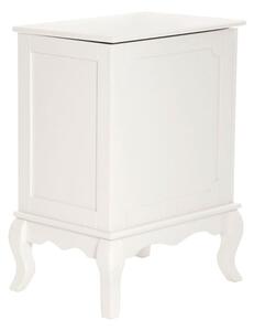 Ramona Wooden Bathroom Laundry Storage Cabinet In Ivory