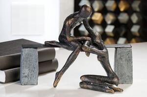 Trust Sculpture In Poly Bronze Antique Finish