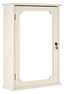 Ramona Wooden Bathroom Mirrored Cabinet In Ivory