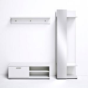 Corona Hallway Set 1 In White Gloss