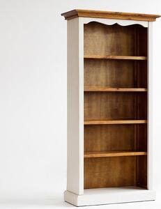 Boddem Bookcase 5 Tier Shelf White Pine