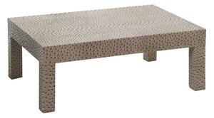 Bosnia Coffee Table Rectangular In Ostrich Faux Leather