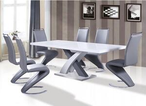 Axara Large Extending Grey Dining Table 6 Summer Grey Chairs