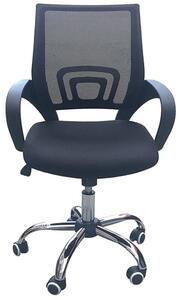 Tenby Fabric Mesh Back Home And Office Chair In Black