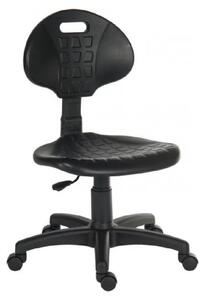 Lansing PU Leather Home And Office Chair In Black