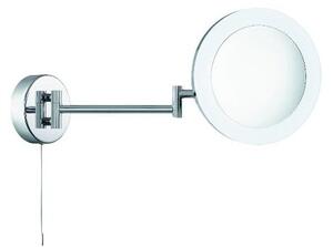 Panton Adjustable Bathroom Mirror In Chrome With LED