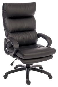 Lenoir Leather Home And Office Chair In Black