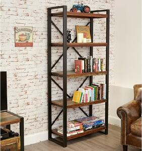 London Urban Chic Wooden Large Bookcase With 5 Shelf