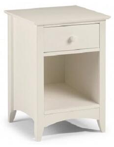 Caelia Bedside Cabinet In Stone White With 1 Drawer