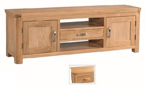 Empire Wide Wooden TV Stand With 2 Doors And 1 Drawer