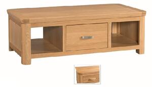 Empire Large Wooden Coffee Table With 1 Drawer